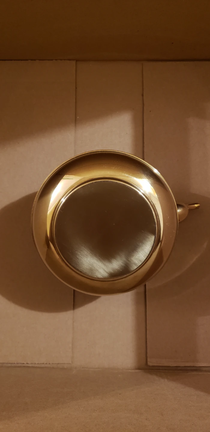 ⚽ Polished Brass North African Tea Kettle - photo 5