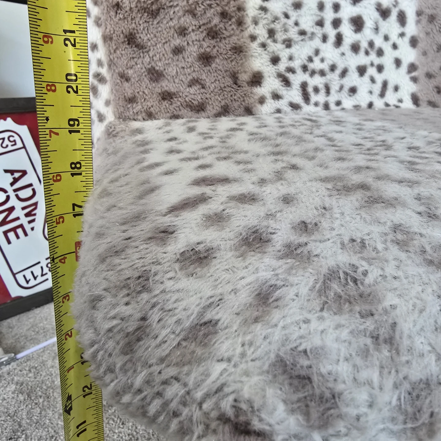 Plush Animal Print Child's Chair - photo 4