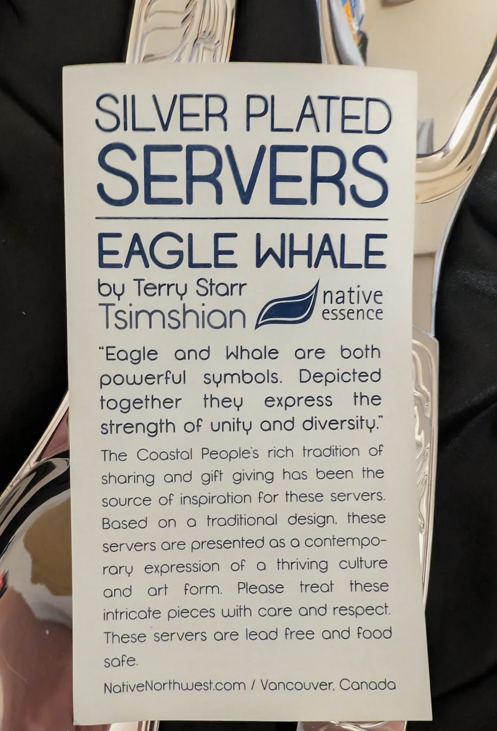 Silver Plated Servers by Terry Starr - Eagle Whale - photo 2