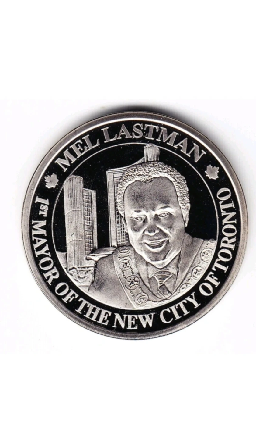 ⚽ Mel Lastman Toronto Millennium Commemorative Coin