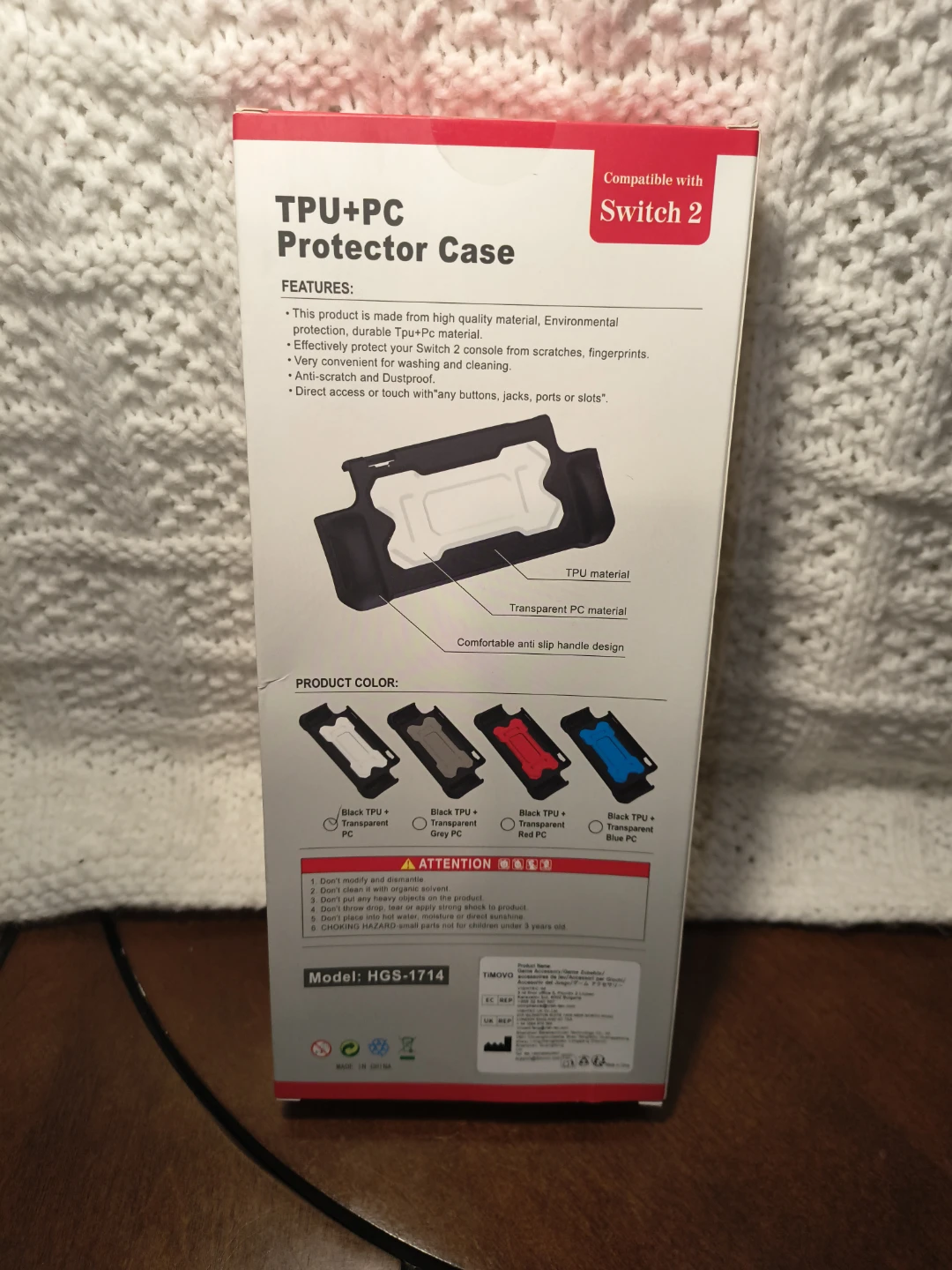 TPU+PC Protector Case for Switch 2 - photo 4