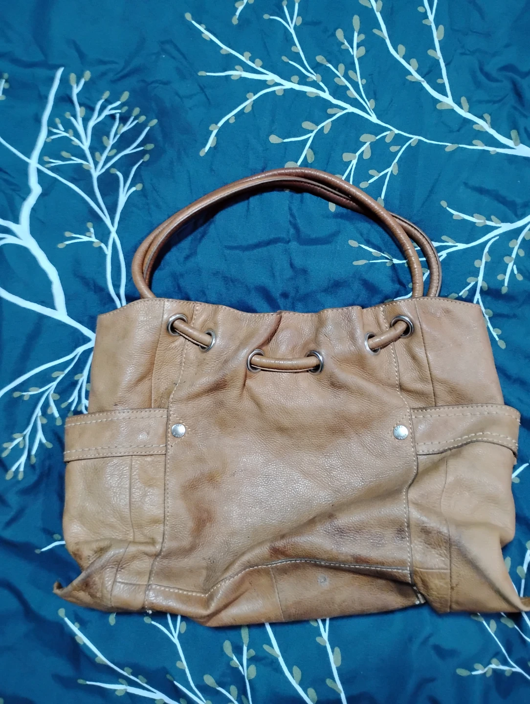 Fossil Leather Shoulder Bag