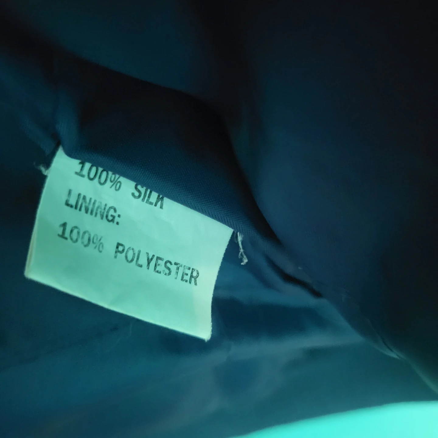 Pure Silk Bomber Jacket - Blue, Size L - photo 4