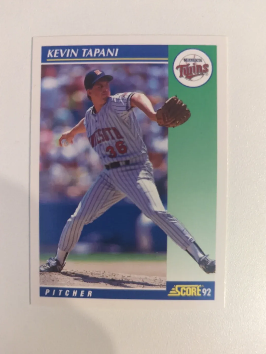 ⚽ Kevin Tapani 1992 Score Baseball Card