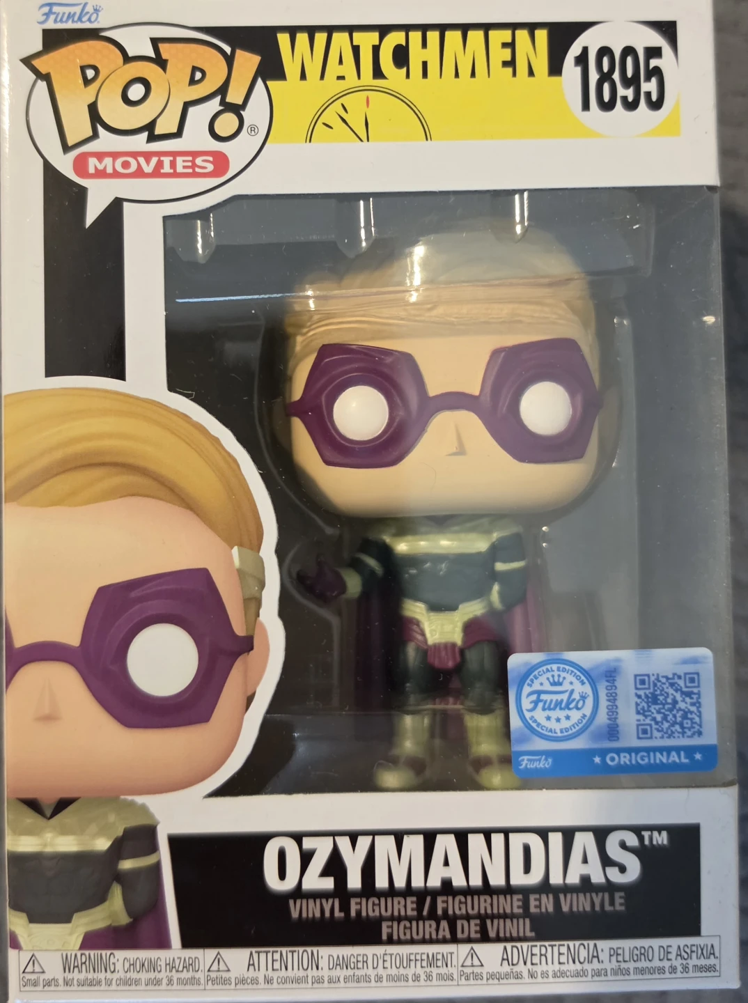 Funko Pop! Movies Watchmen Ozymandias Vinyl Figure #1895