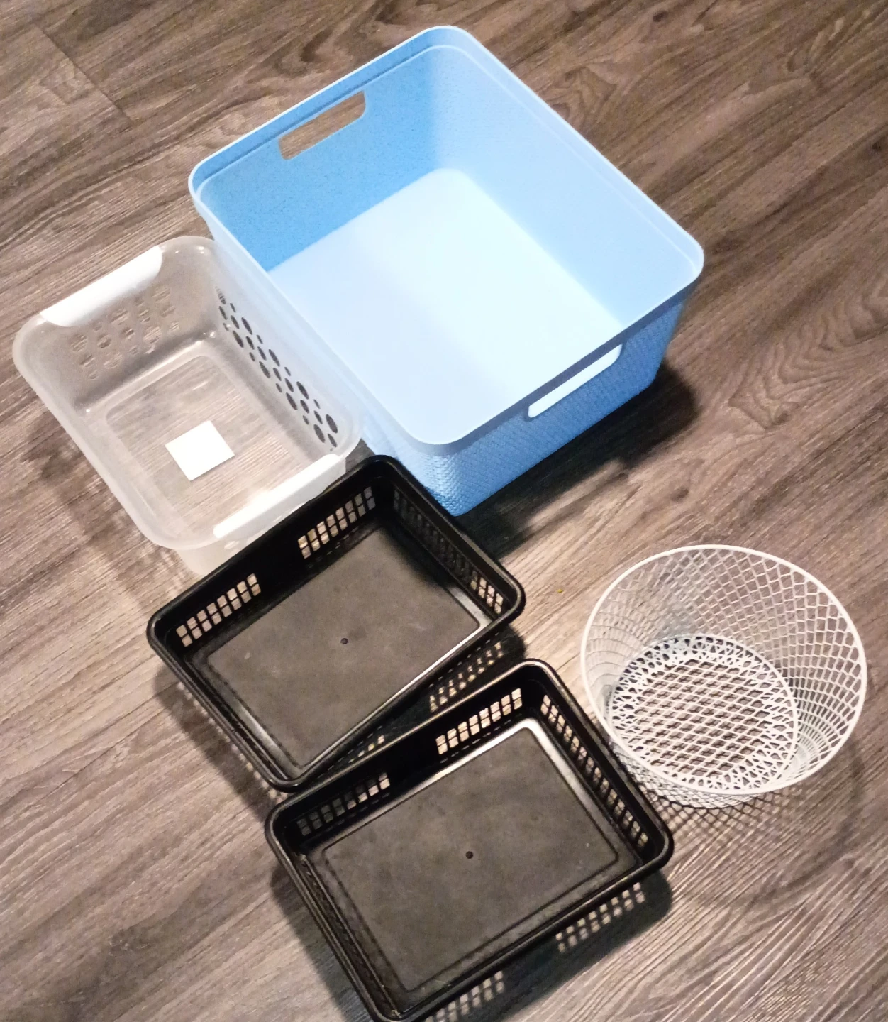 Storage Bins and Basket Set