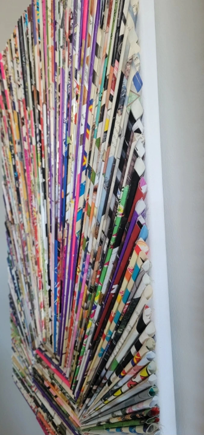 ⚽ Recycled Magazine Wall Art - photo 2