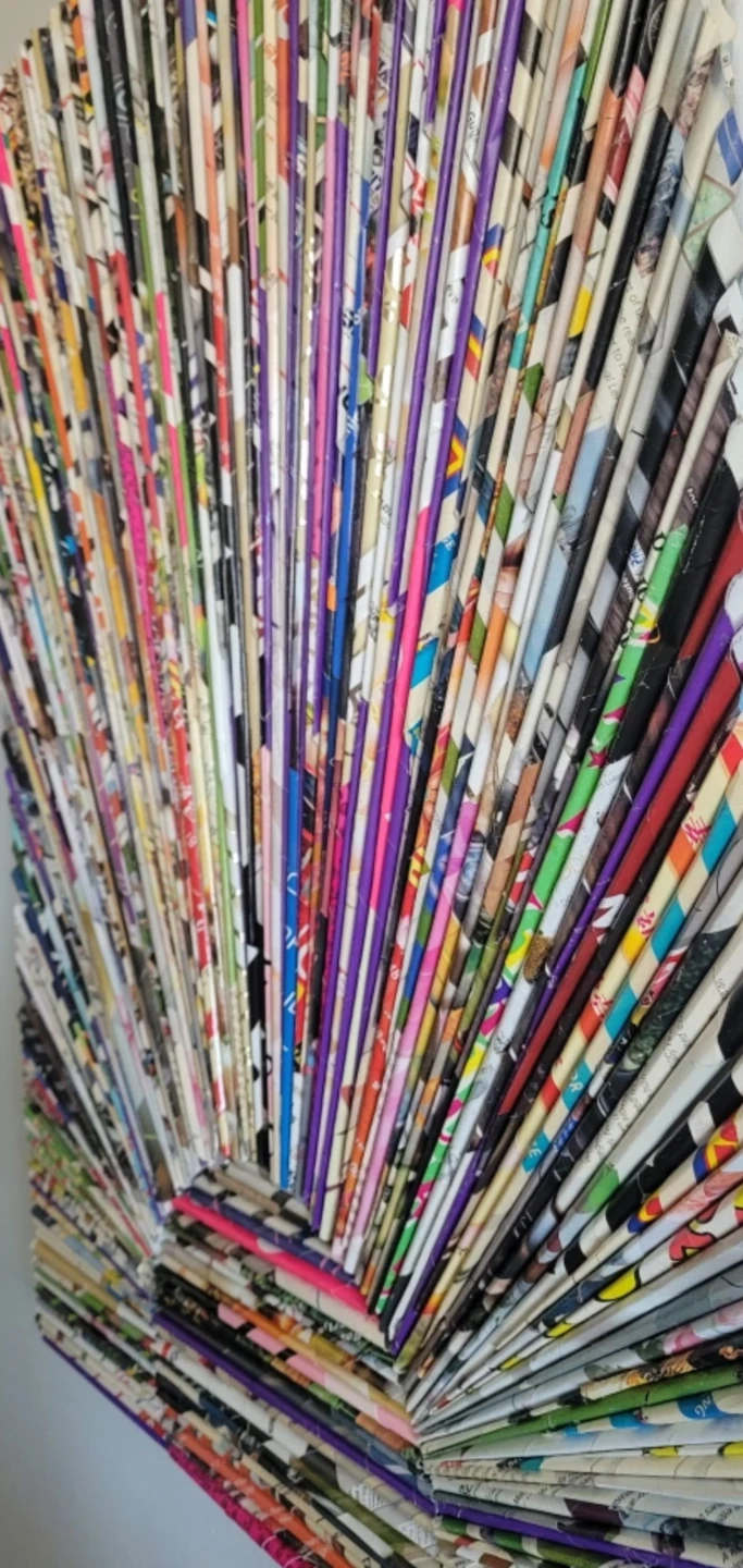 ⚽ Recycled Magazine Wall Art - photo 3