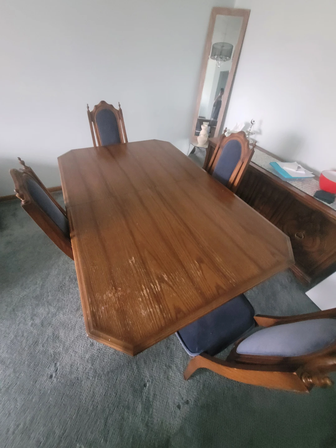 Dining table and chairs - photo 4
