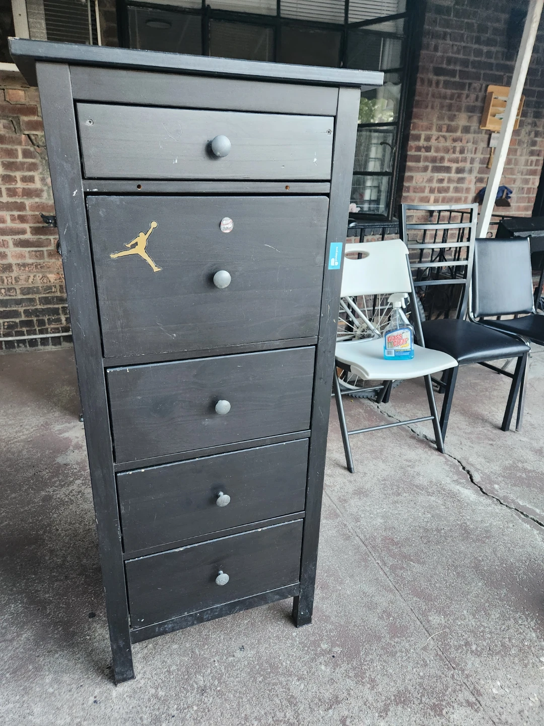 Black 5-Drawer Dresser