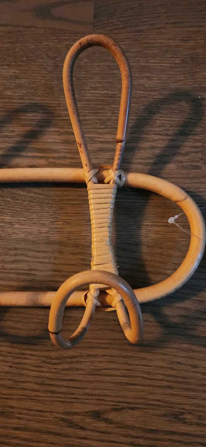 New Wicker Rattan wall door hanging hooks - photo 4