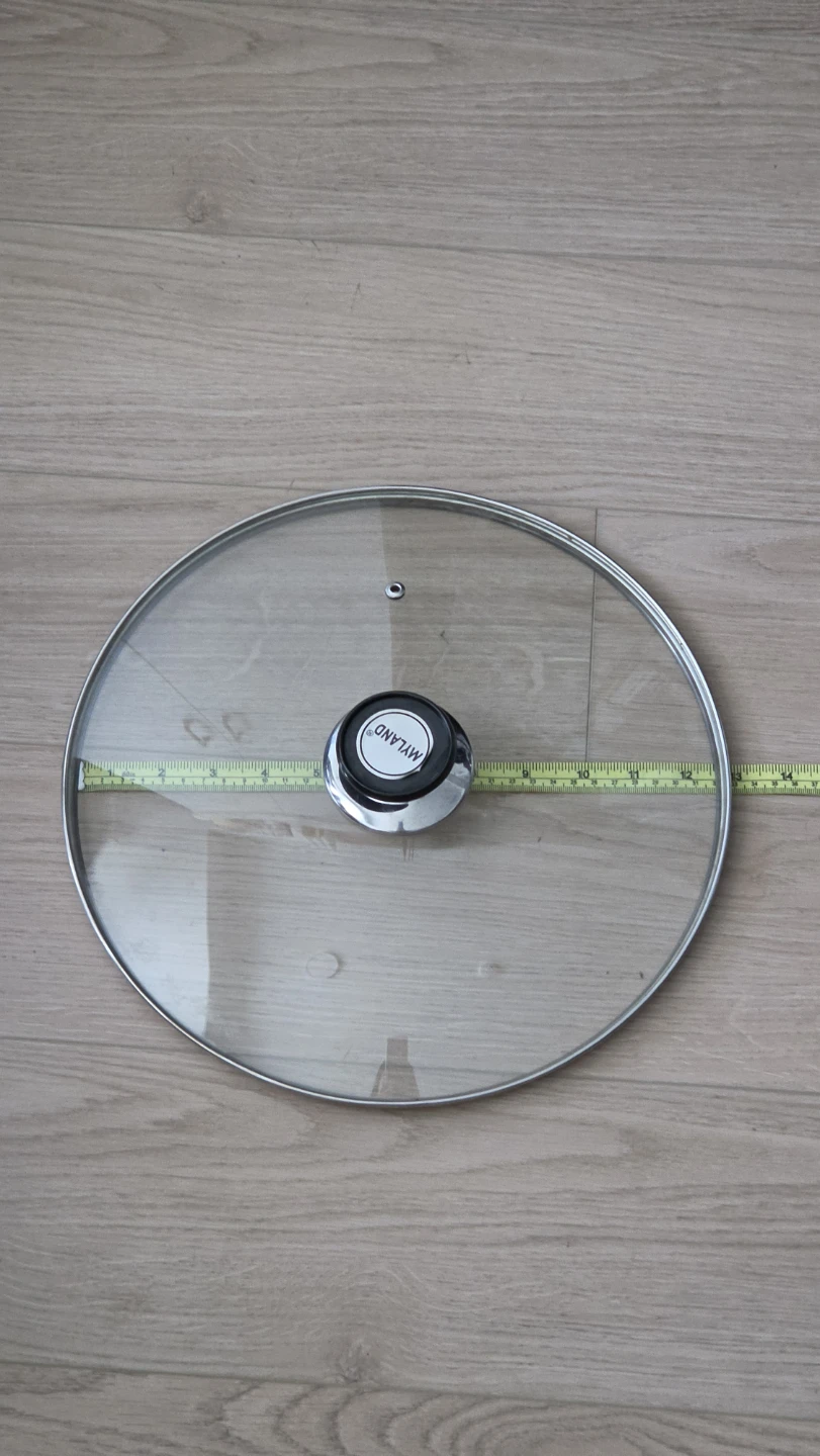 ⚽ Myland Glass Pot Lid 13 inch (12.5 inner)