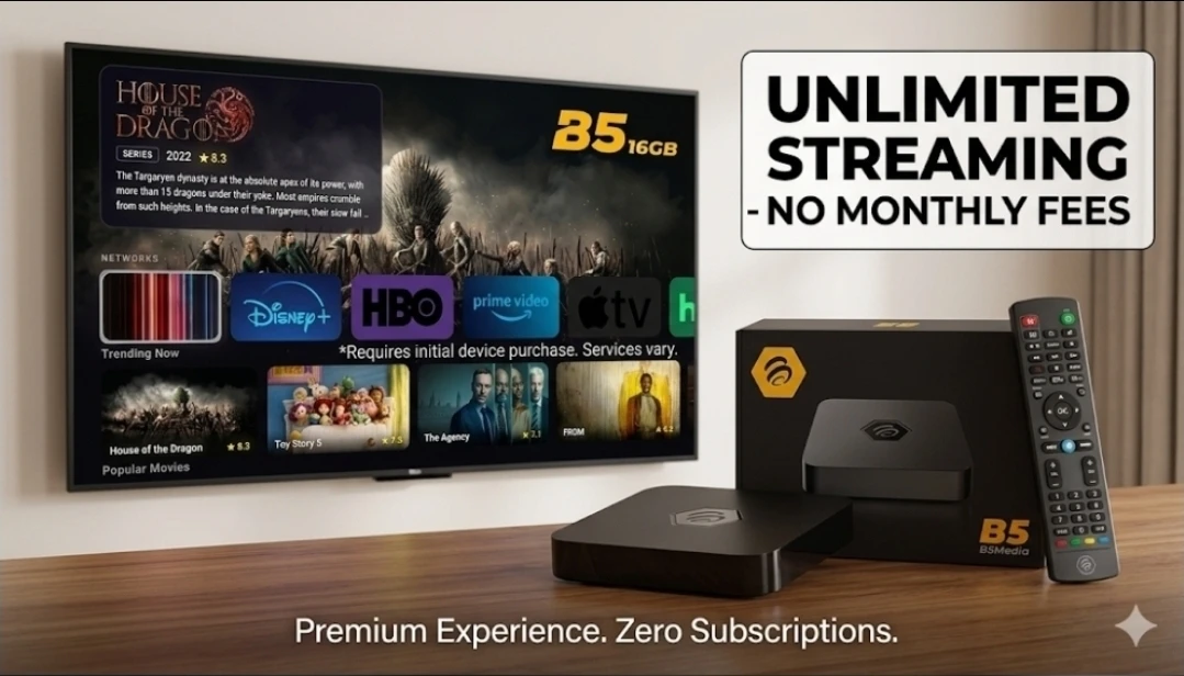 BUZZ BOX WITH IPTV NO MONTHLY FEES