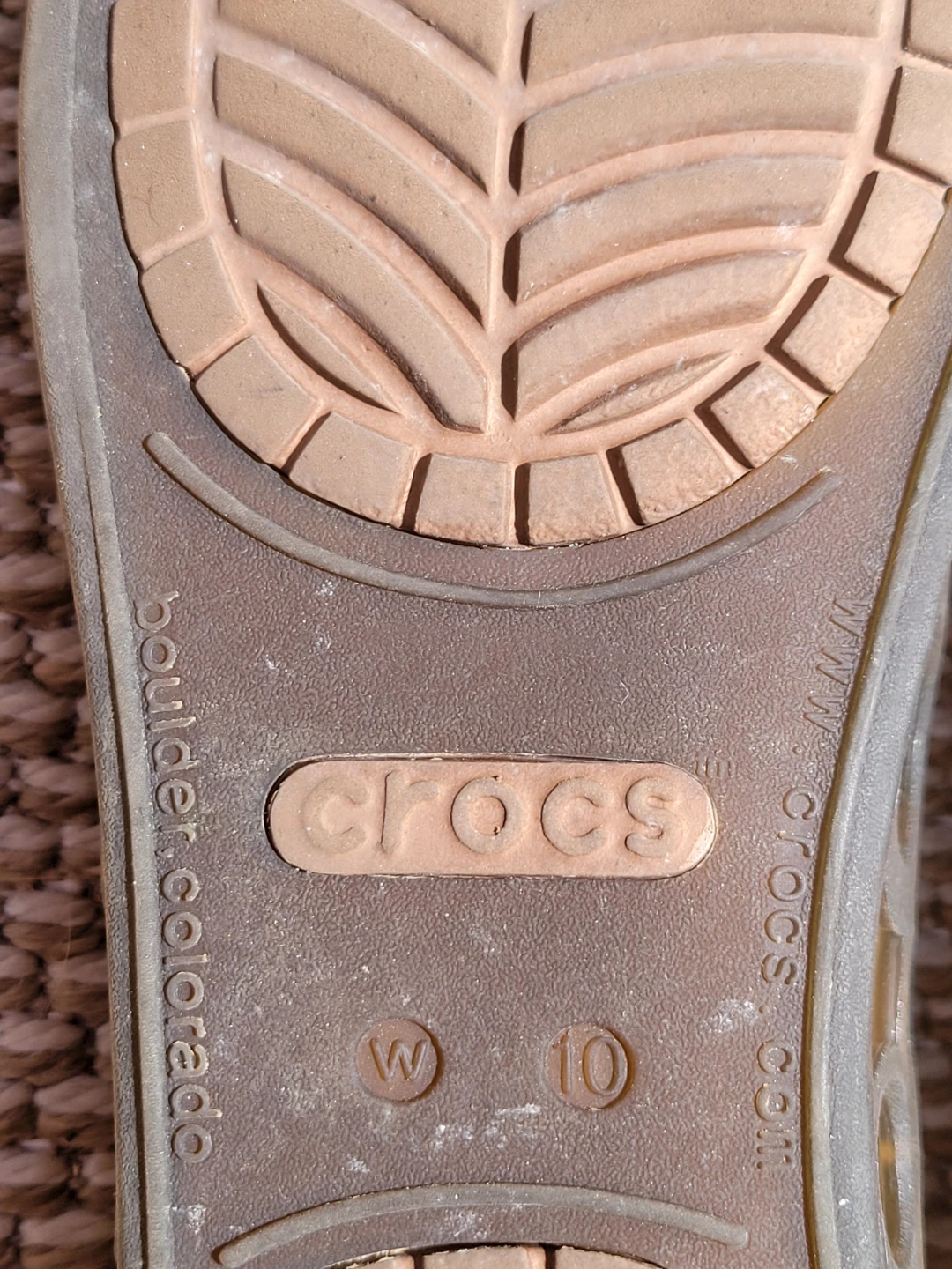 CROCS Jelly Peep Toe Shoes (Size 10W) - photo 3