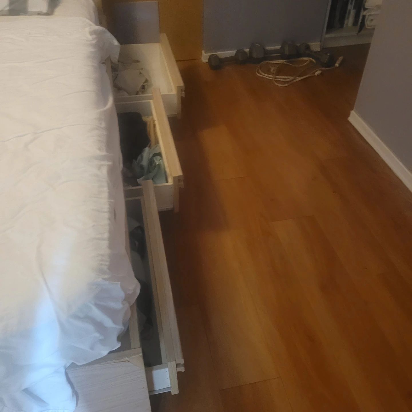 Single bed with storage drawers - photo 2
