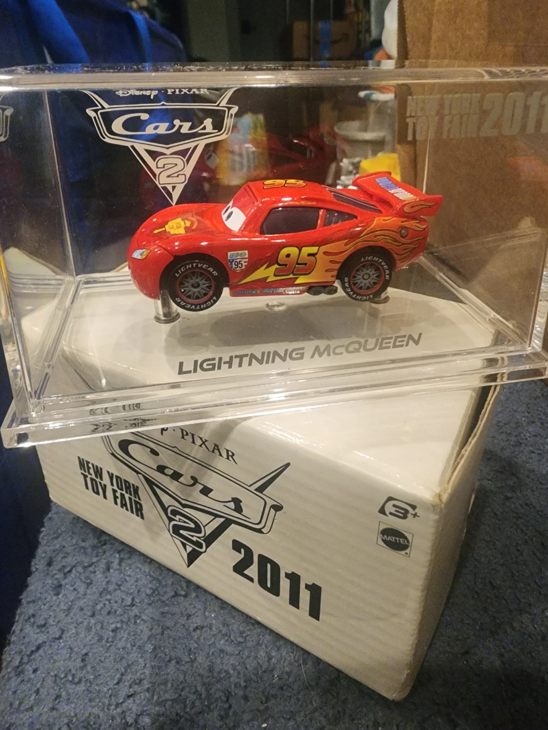Disney Pixar Cars 2 Lightning McQueen New York Toy Fair 2011 - photo 4