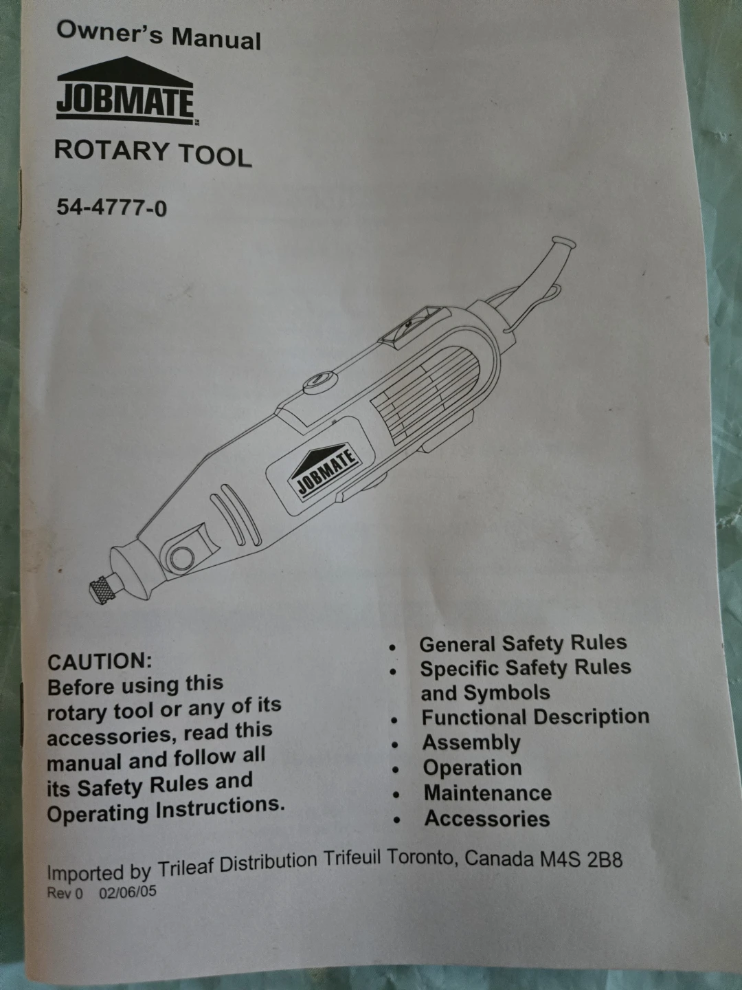 JOBMATE Rotary Tool - photo 3