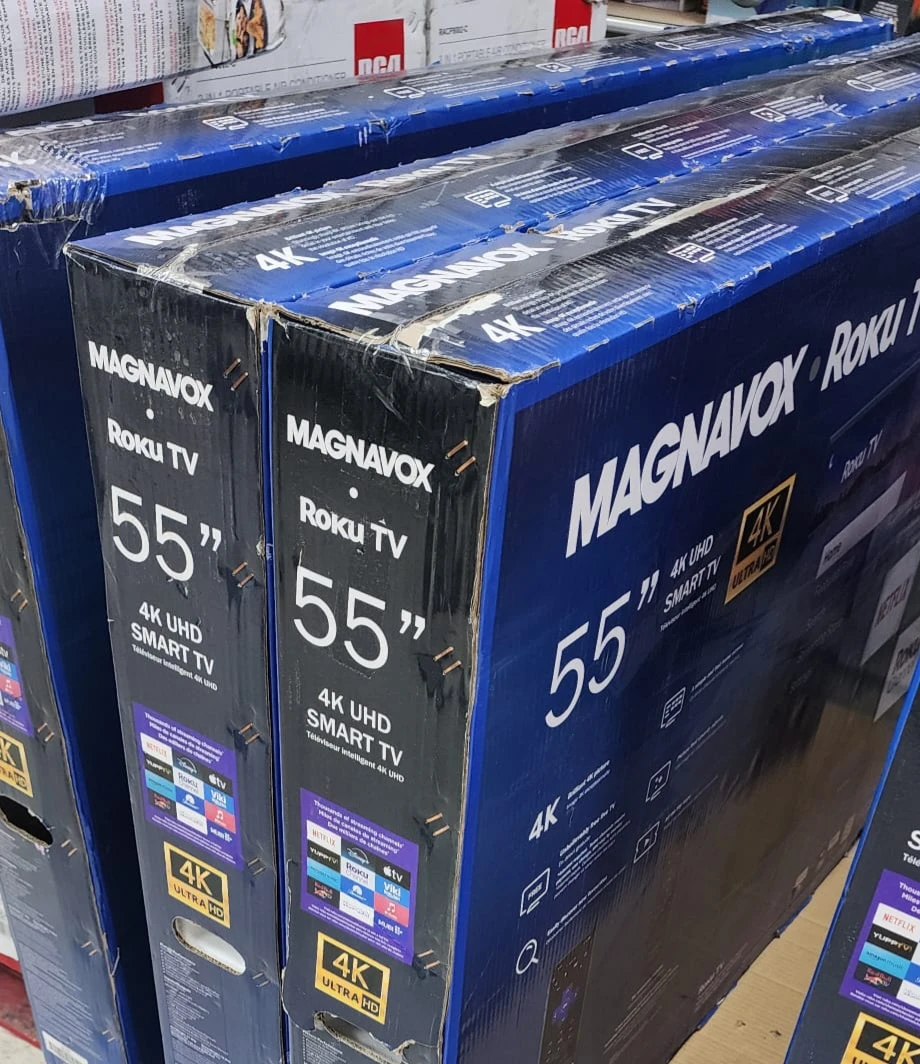 Magnavox 4K TV, 55-inch with Roku TV Streaming  Starts $289.99
