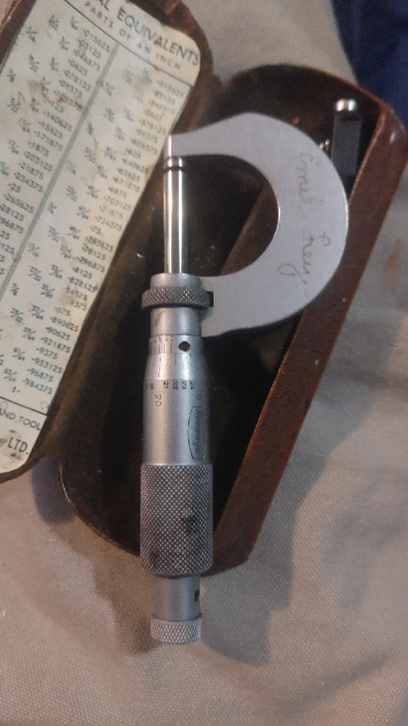 Moore & Wright Micrometer with Case - photo 2