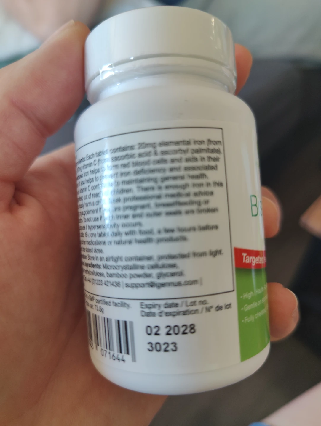 Igennus Clean Iron Bisglycinate with Vitamin C - 180 Tablets - photo 2