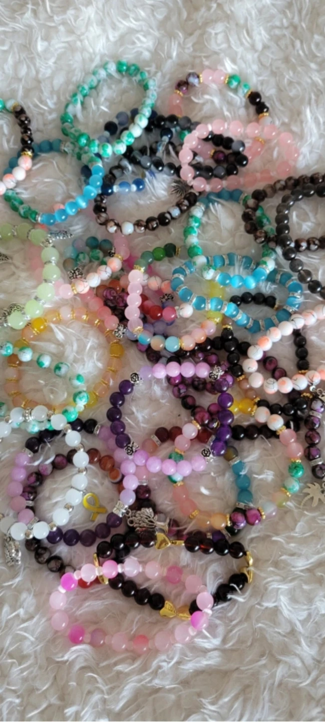 Buy 2 Get 1 FREE! Handmade Glass Bead Bracelets (Batch 3)