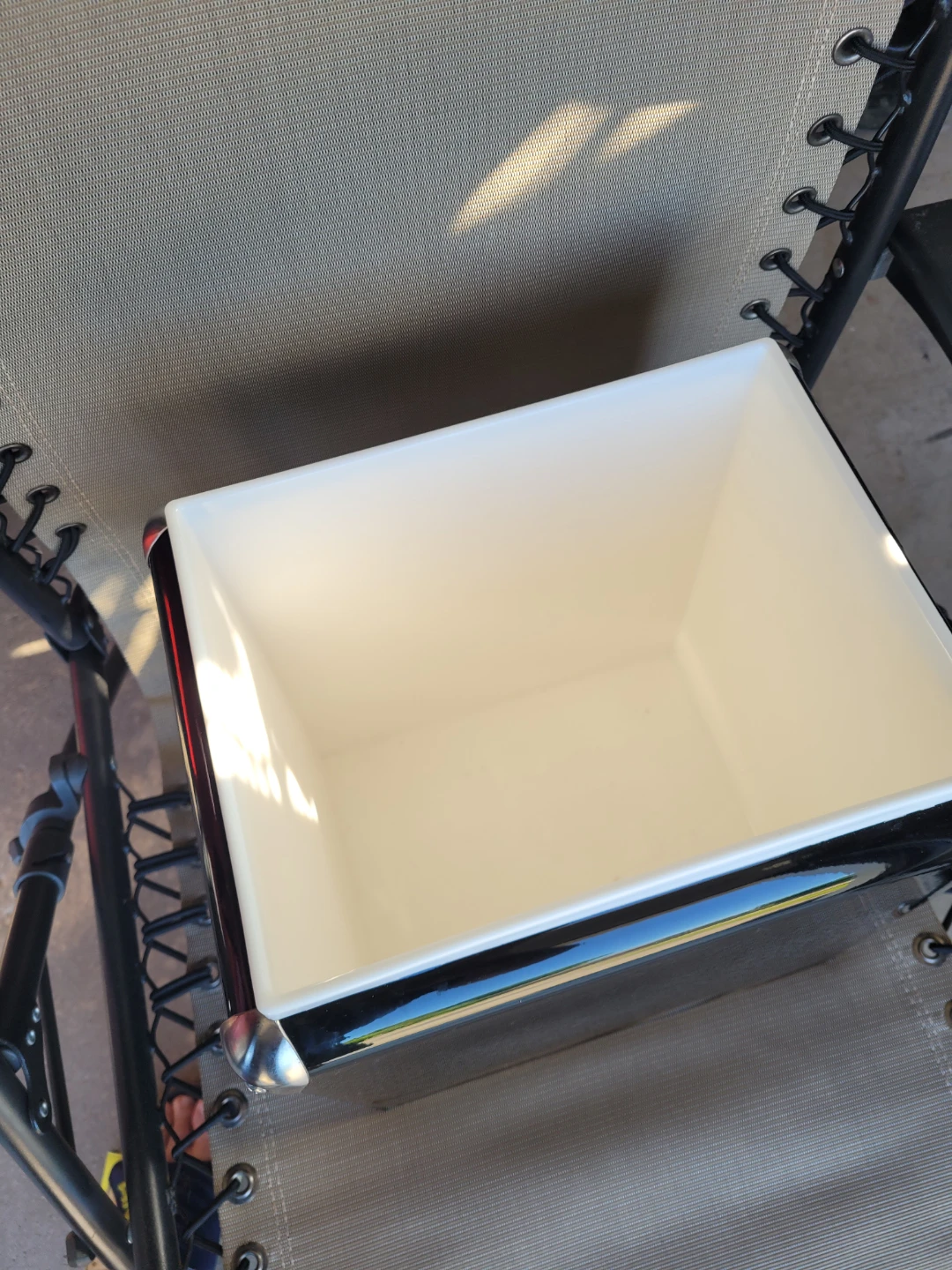Vintage Black Metal Cooler Box - photo 3