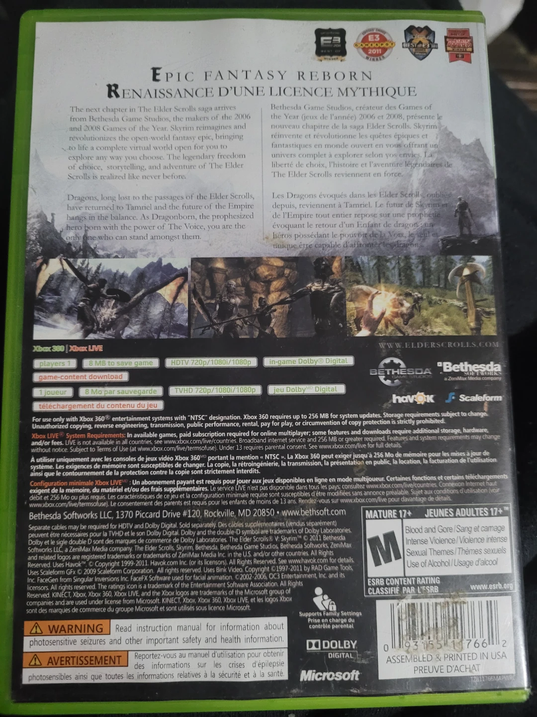 The Elder Scrolls V: Skyrim - Xbox 360 Game - photo 5