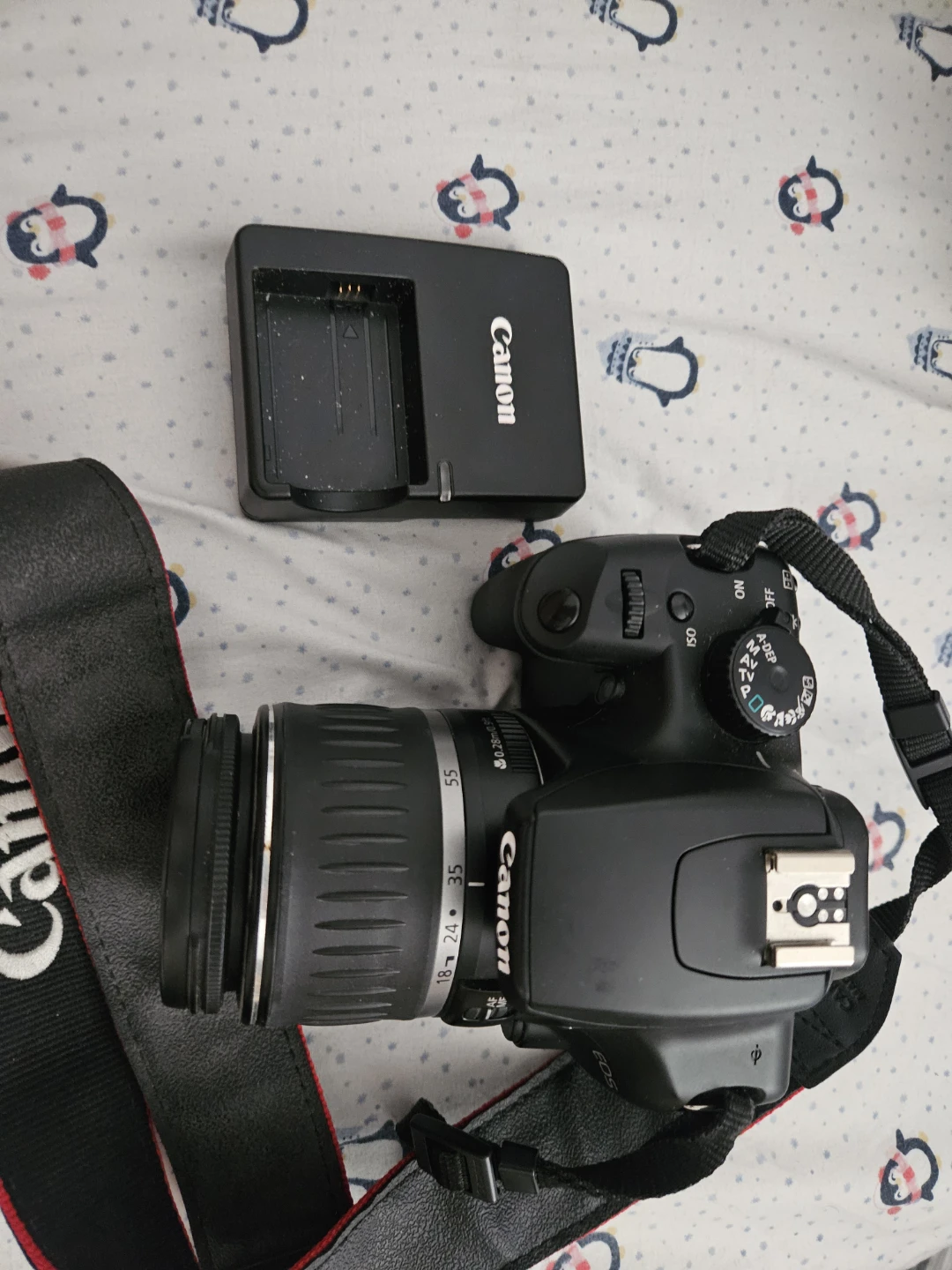 Canon EOS Rebel XS DSLR Camera with Charger