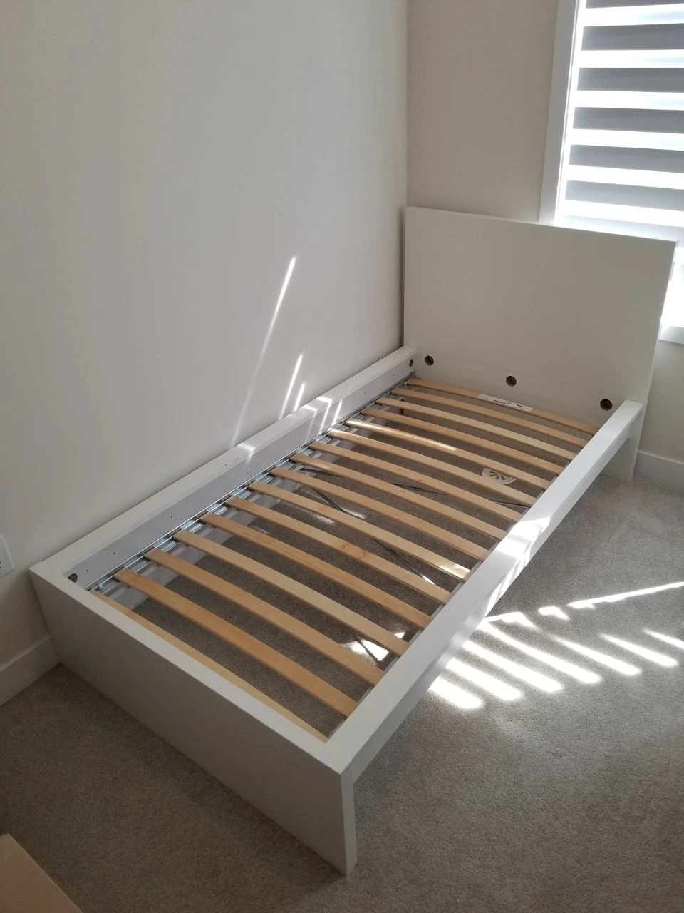 IKEA MALM BED WITH MATTRESS