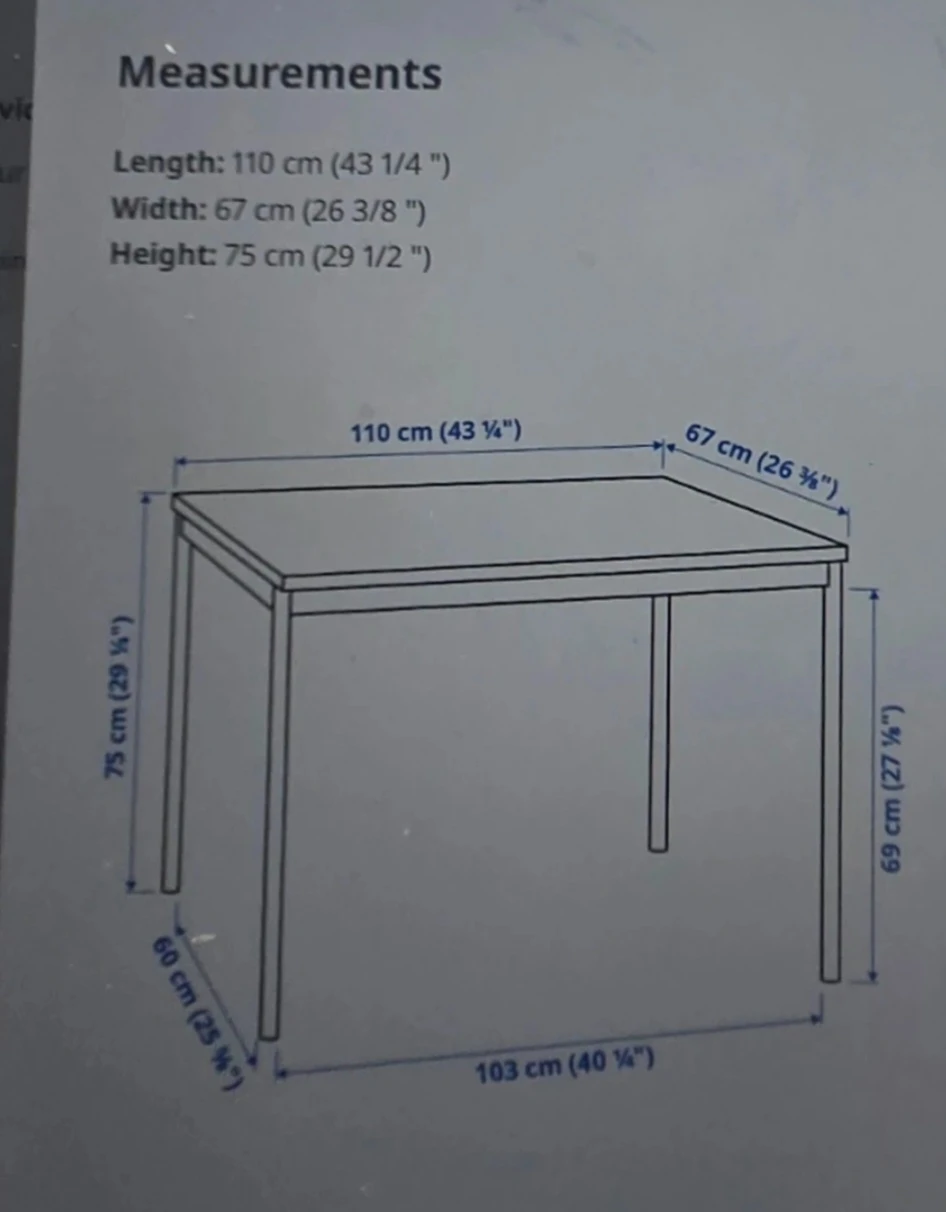 Black Dining Table - photo 2