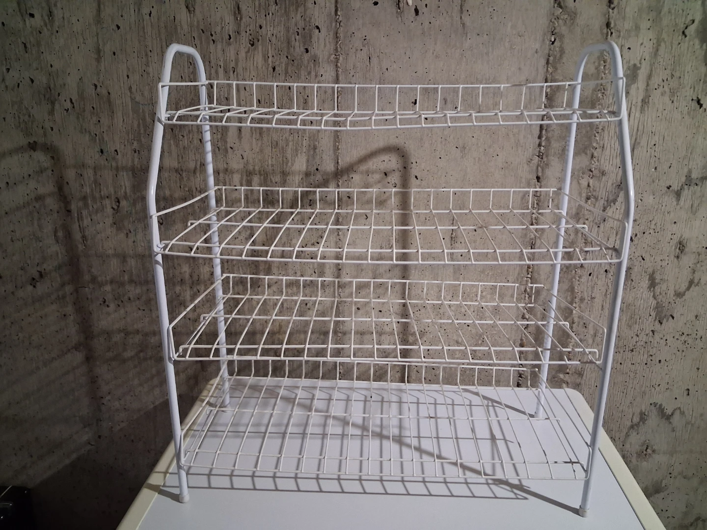 White 3-Tier Wire Rack Shelf - photo 2