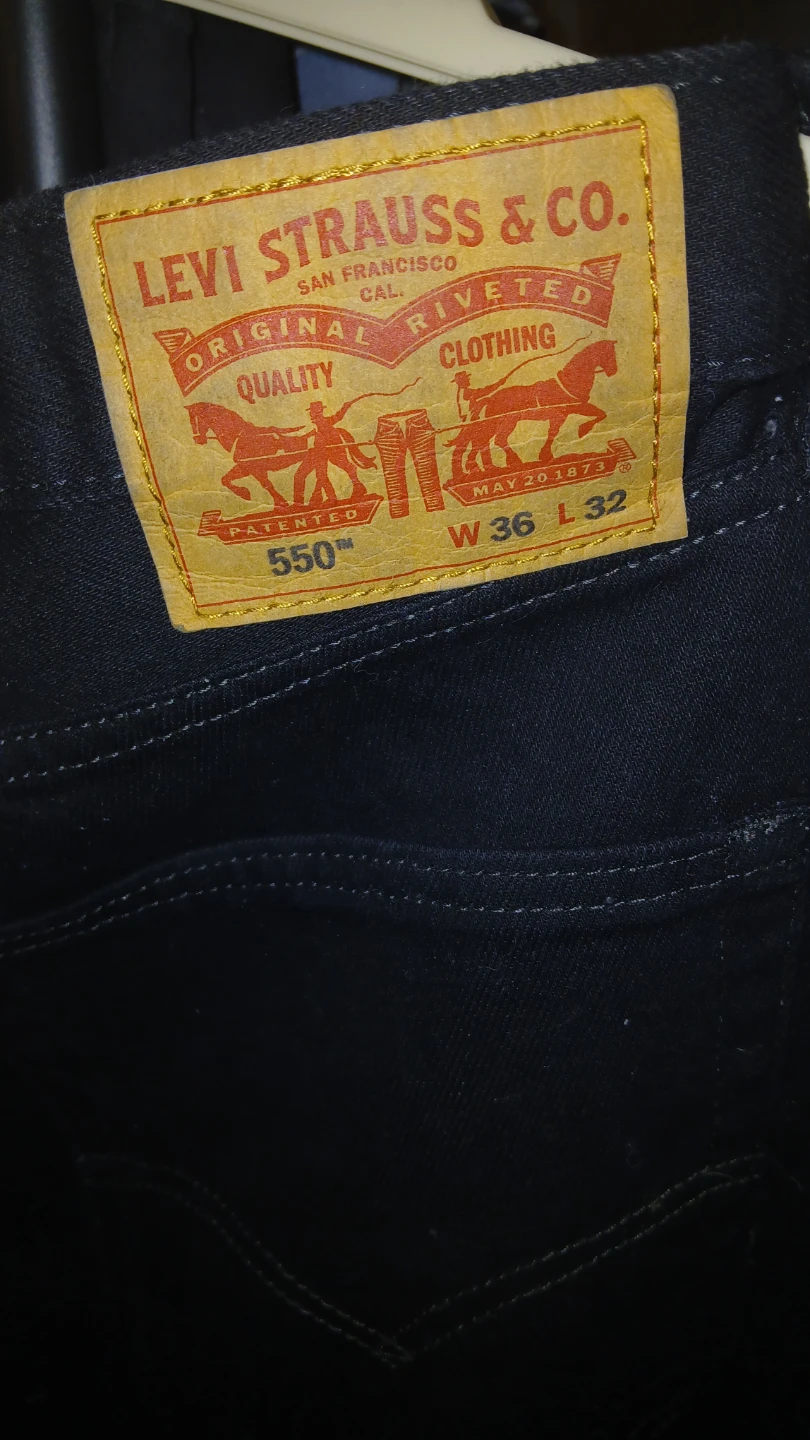 Men's Levi's black jeans size W 36-L32 - photo 3