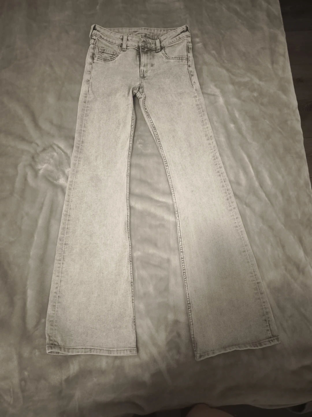 H&M Divided Light Wash Flared Jeans