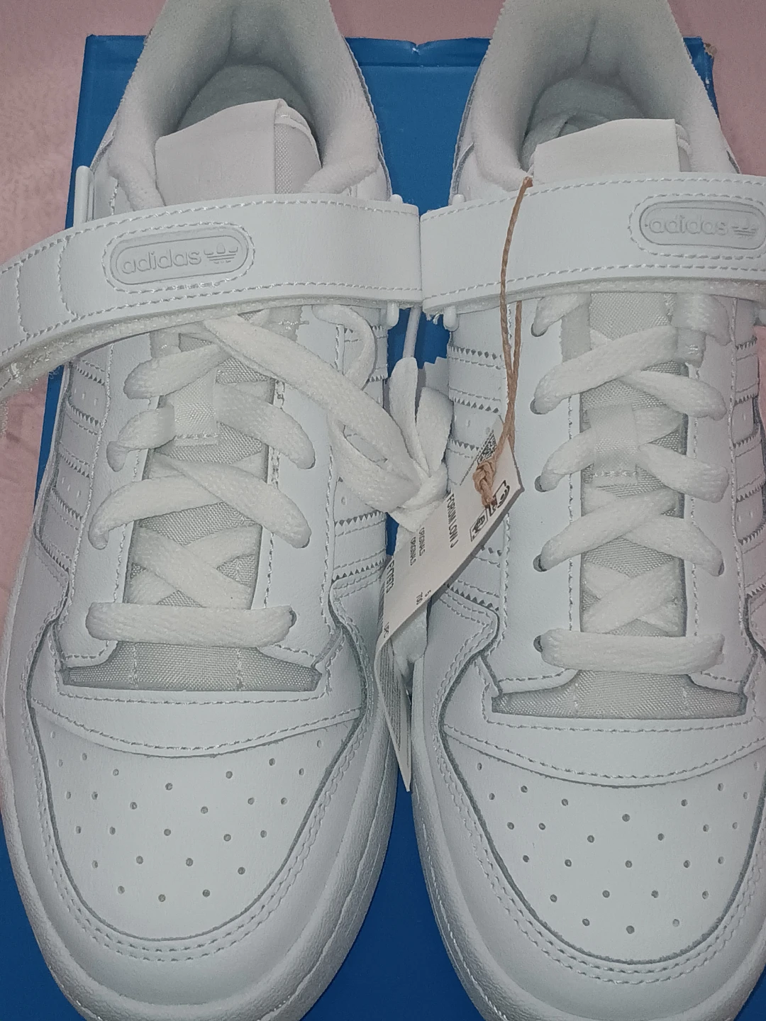 Adidas Forum Low White Sneakers US 5.5 - photo 2