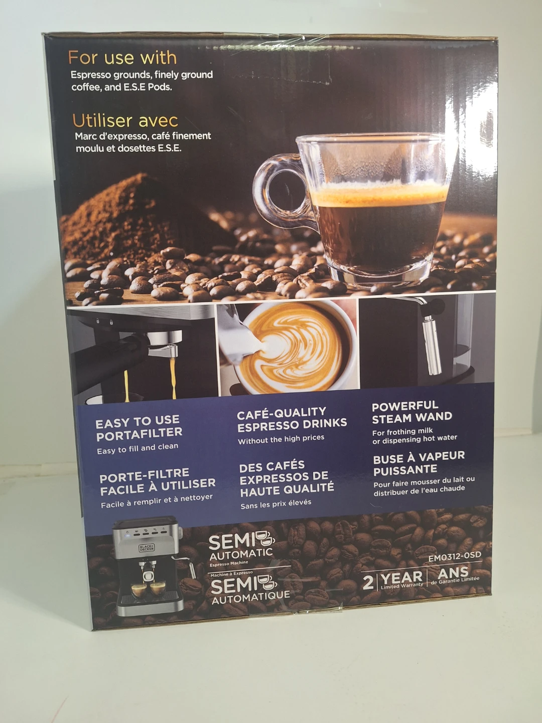 Black+Decker Semi-Automatic Espresso Machine - photo 2