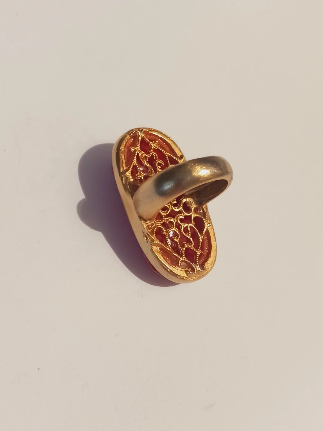 Antique Estate Gorgeous Carved Cameo Ring. 6. - photo 5