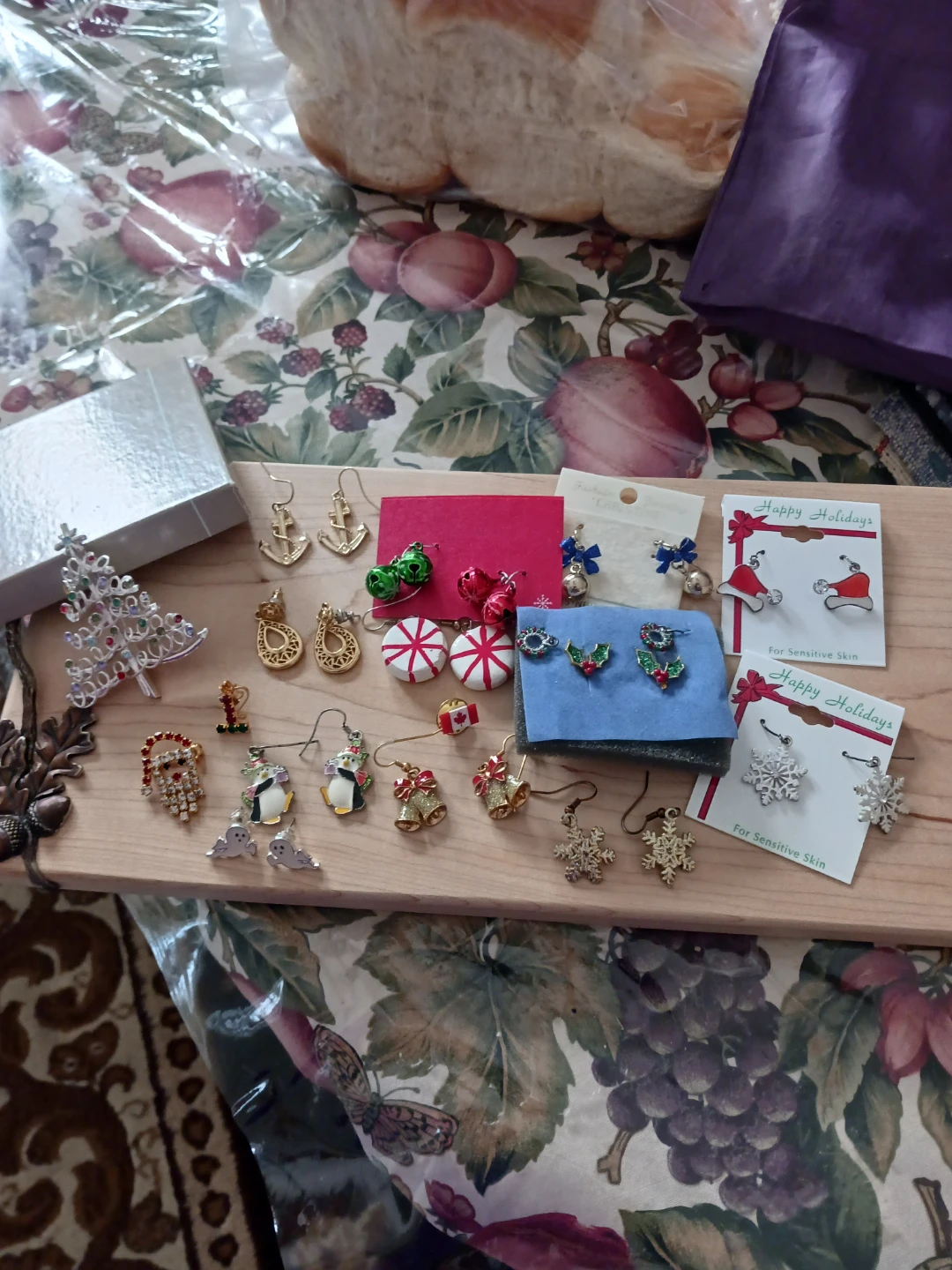 Collection of Festive Christmas Earrings