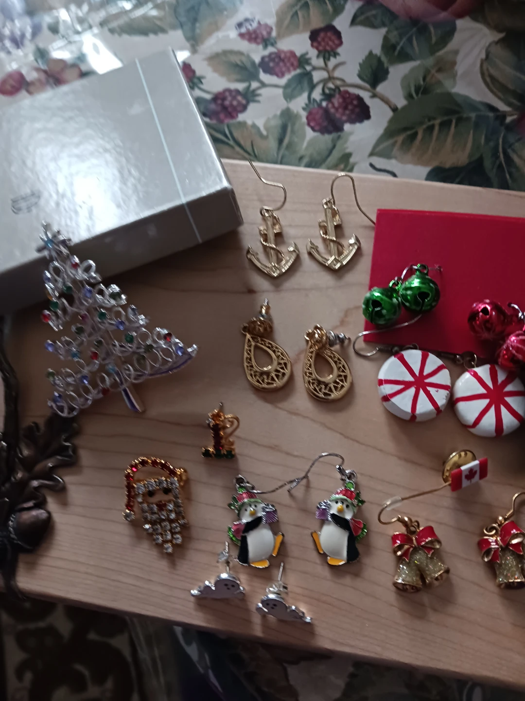 Collection of Festive Christmas Earrings - photo 4