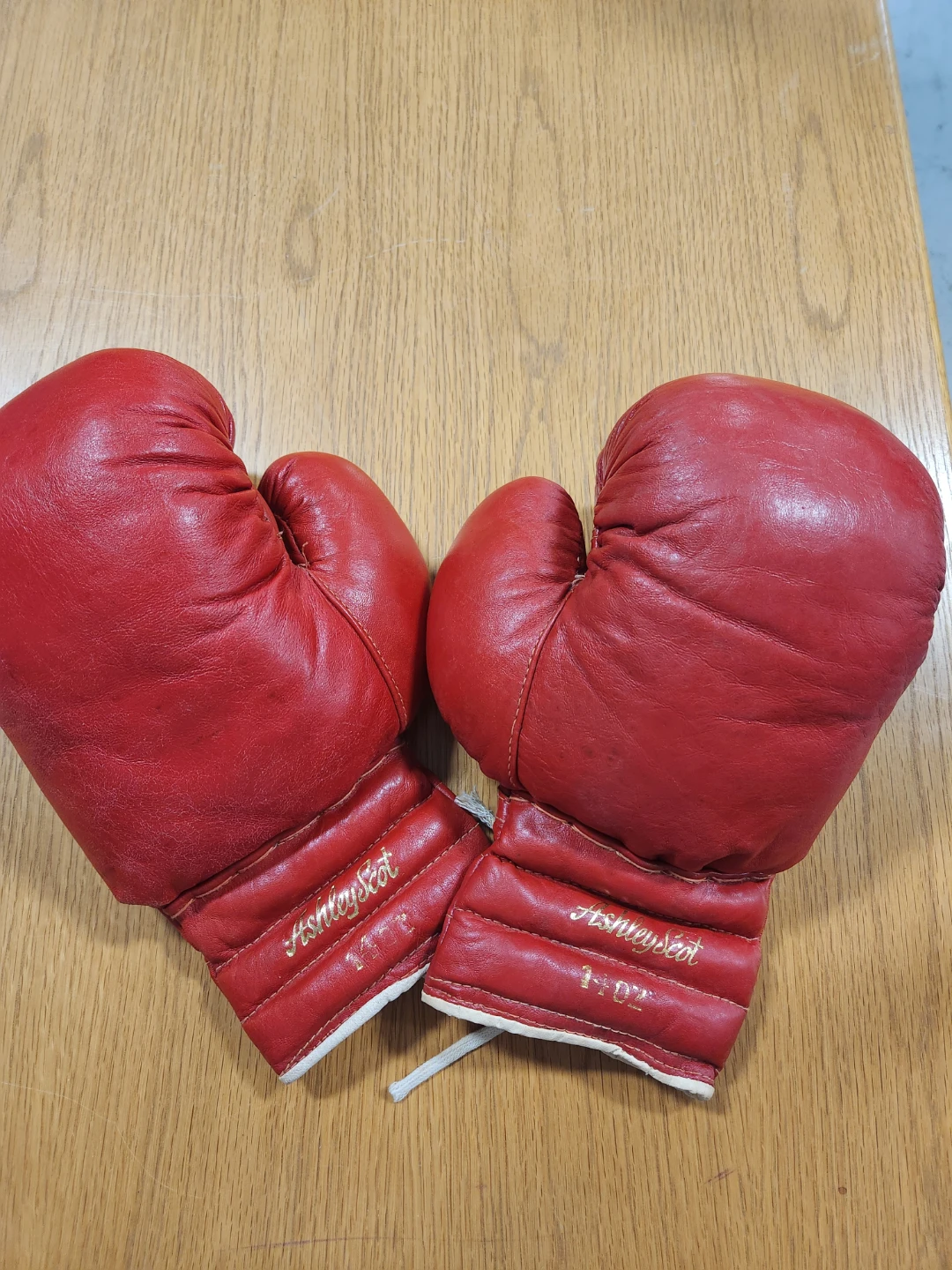 Ashley Scott 10oz Red Boxing Gloves