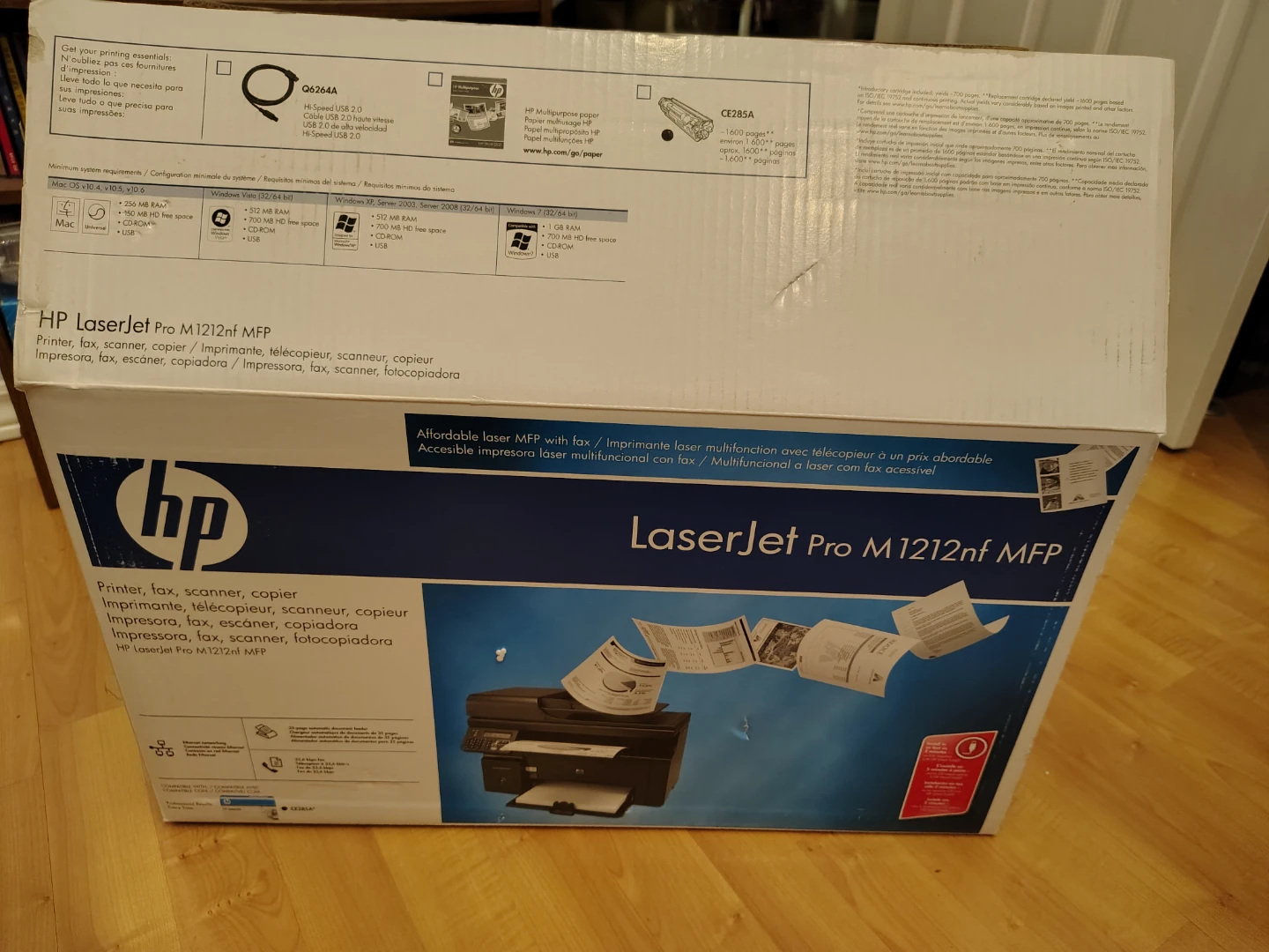 HP LaserJet M1212nf MFP Printer like new in box