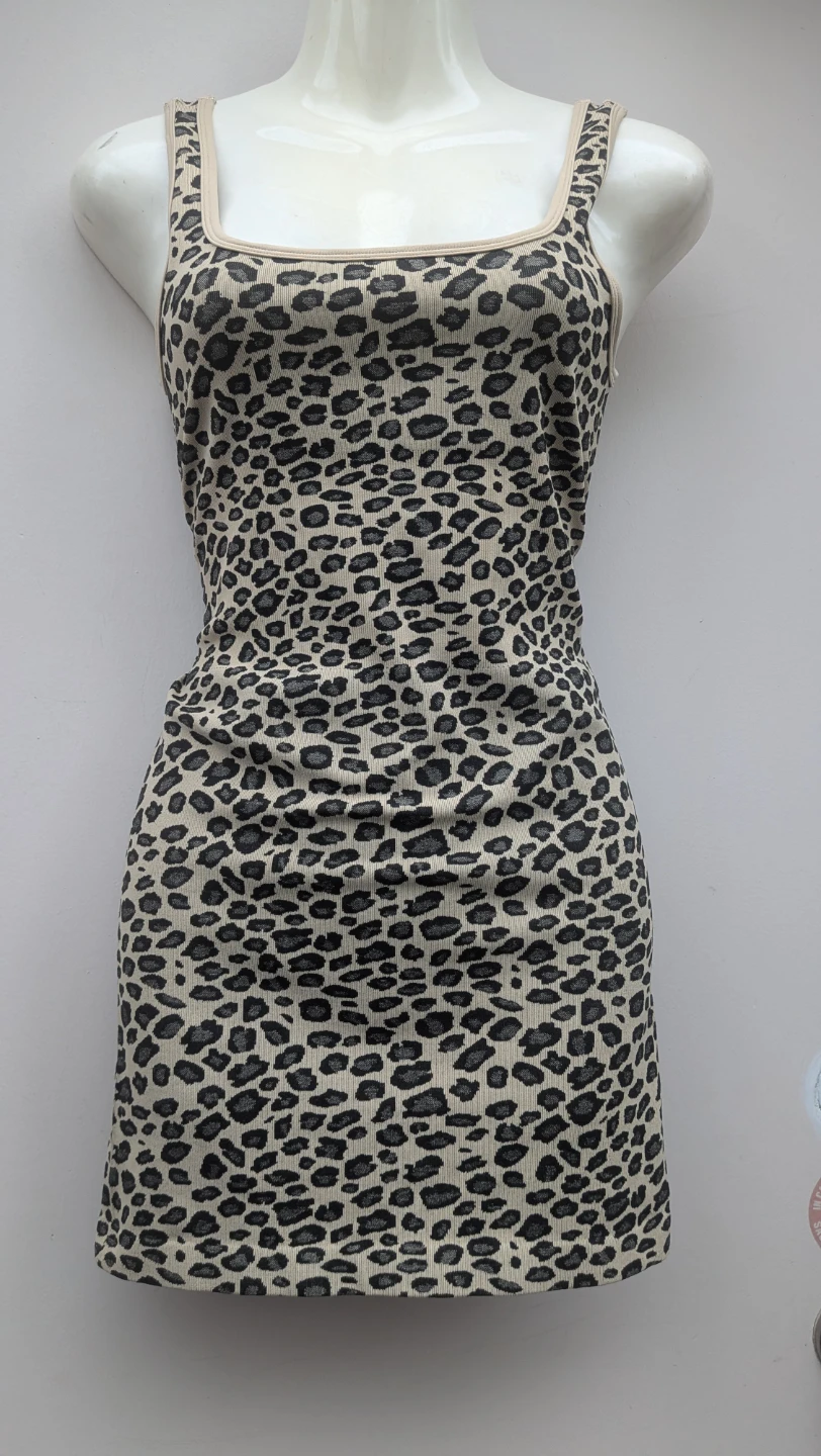 Leopard Print Tank Dress size small
