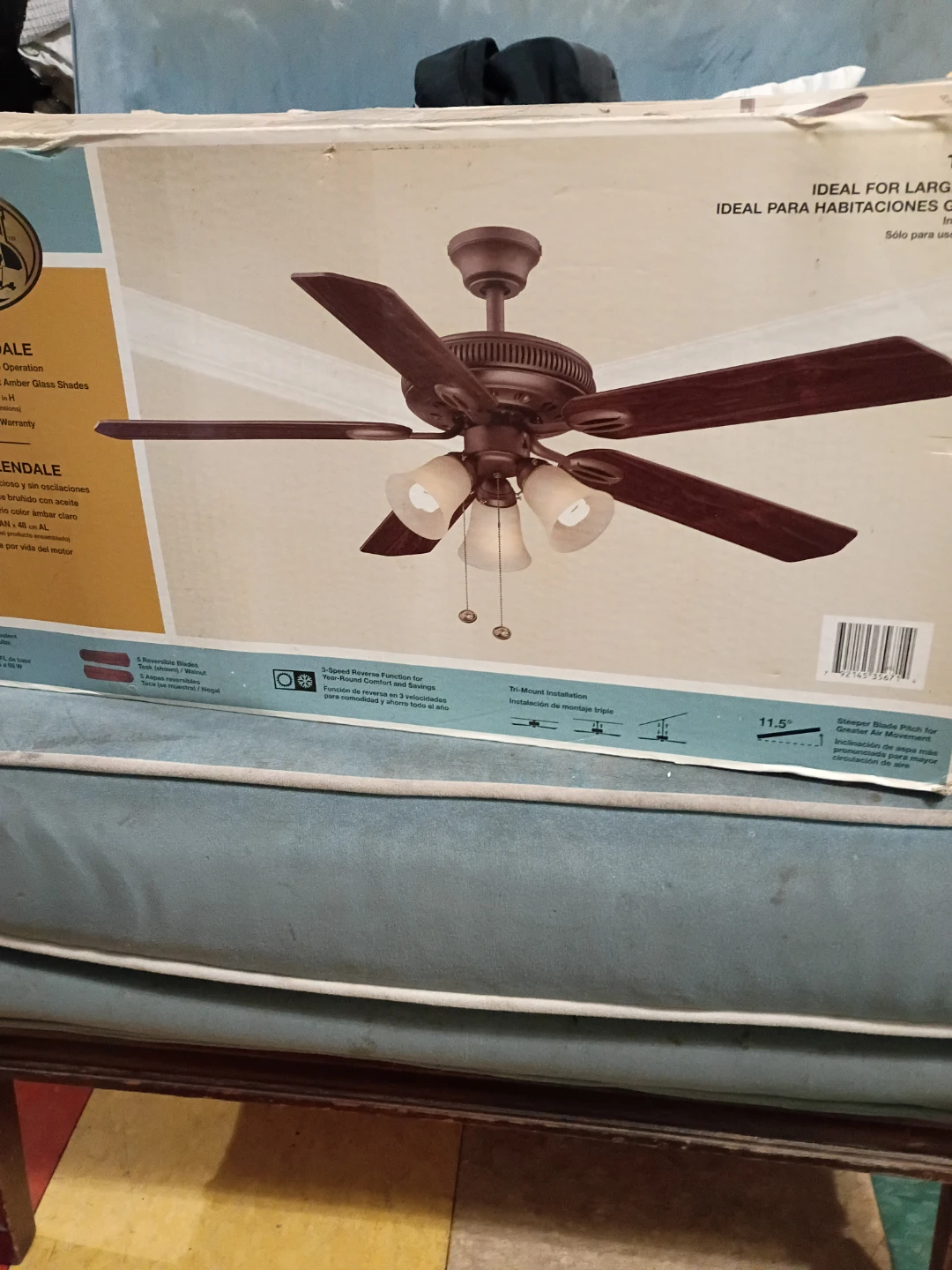 Hampton Bay 52 in. Glendale Ceiling Fan - photo 2