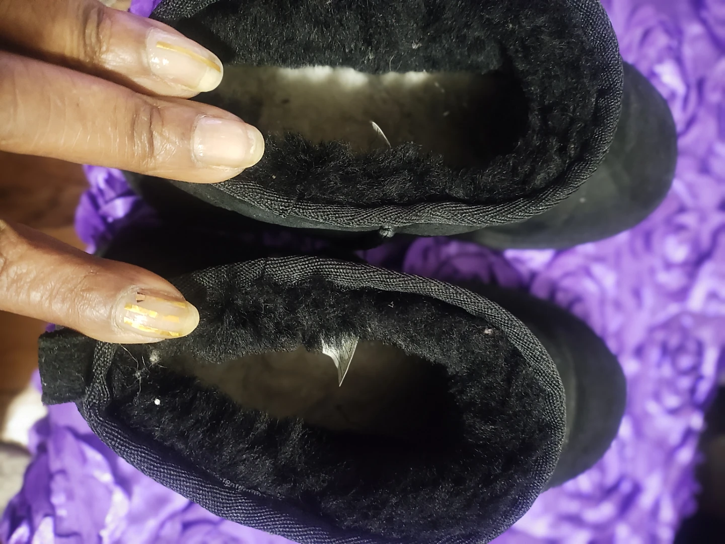 UGG Boots Black ankle cut Women's  girls Size 5  used - photo 5