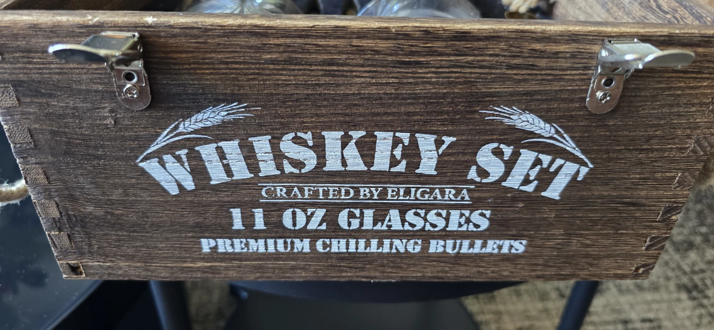 Whiskey Set with 11 oz Glasses and Chilling Bullets ⚽⚽ - photo 3