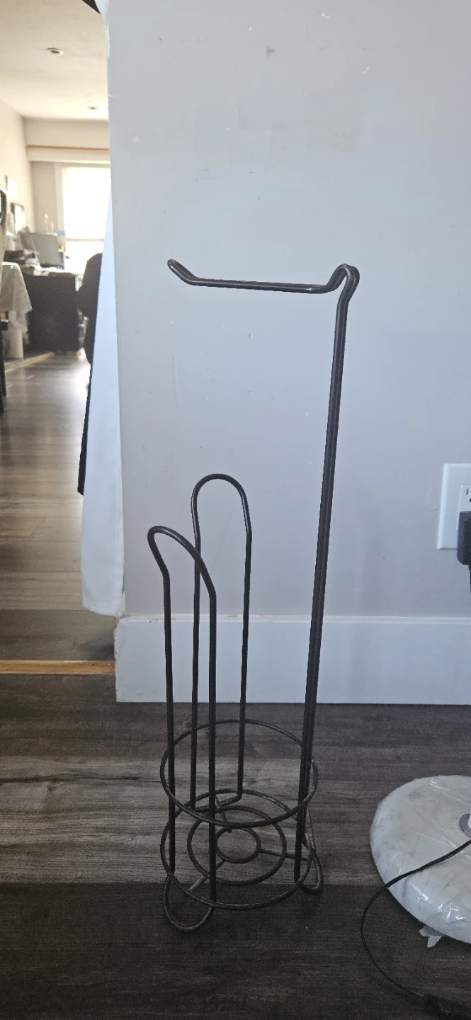 Metal Toilet Paper Holder Stand