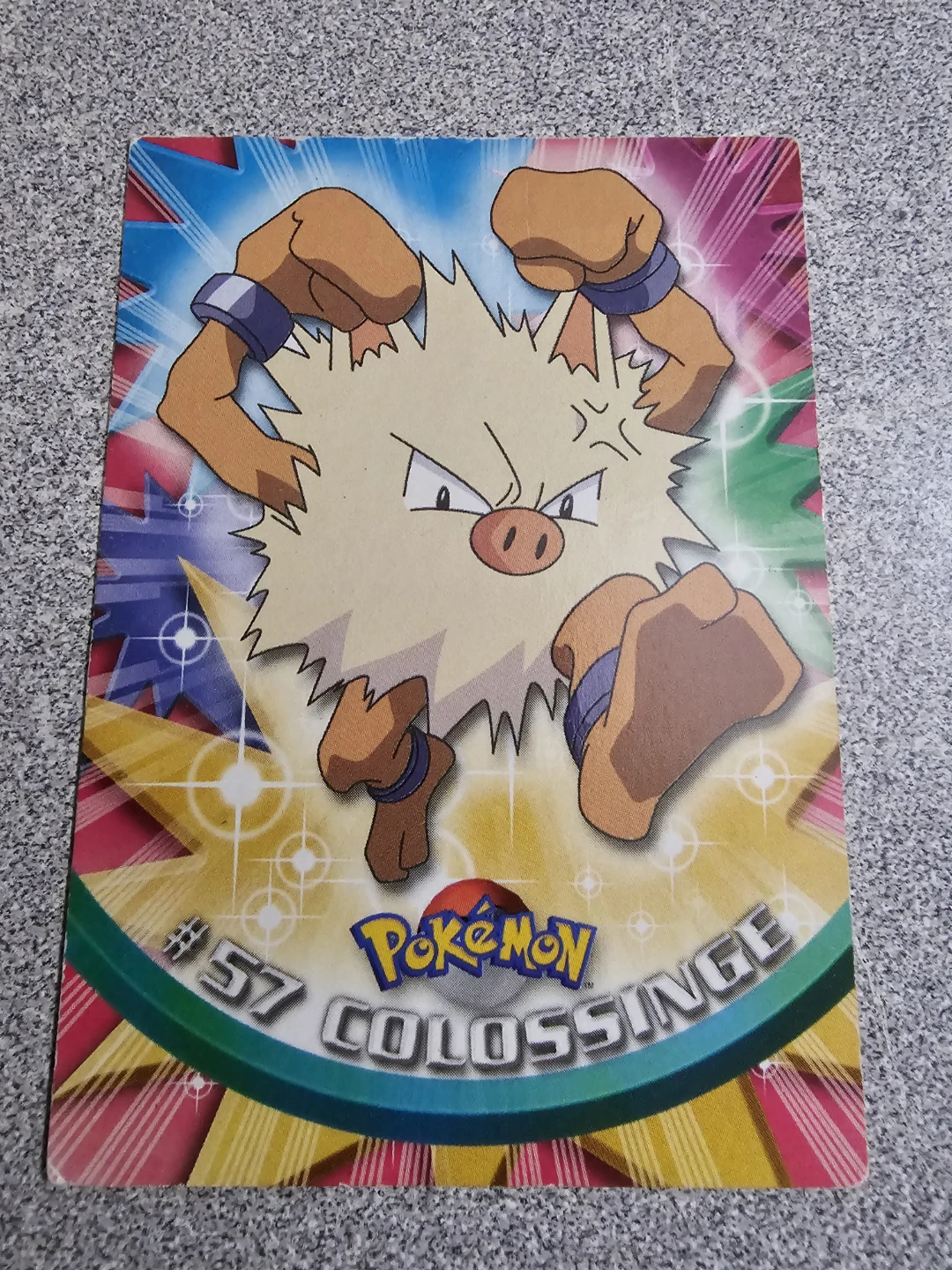 Pokemon #57 Colossinge Trading Card - TV Animation Edition
