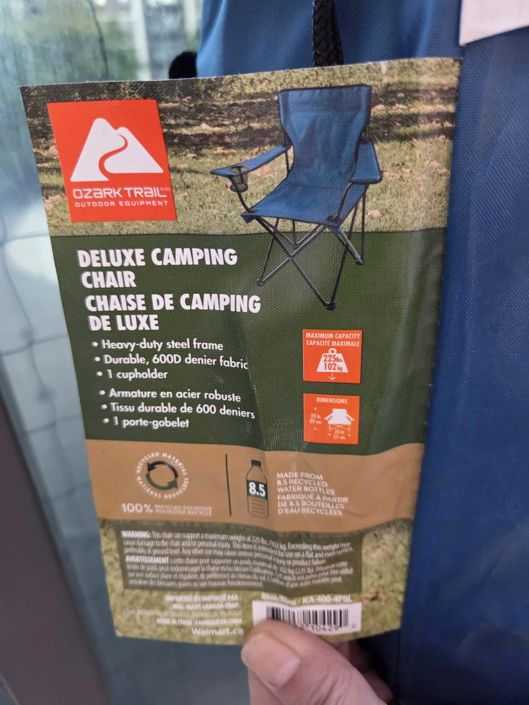 ⚽️ Ozark Trail Deluxe Camping Chair with Cupholder