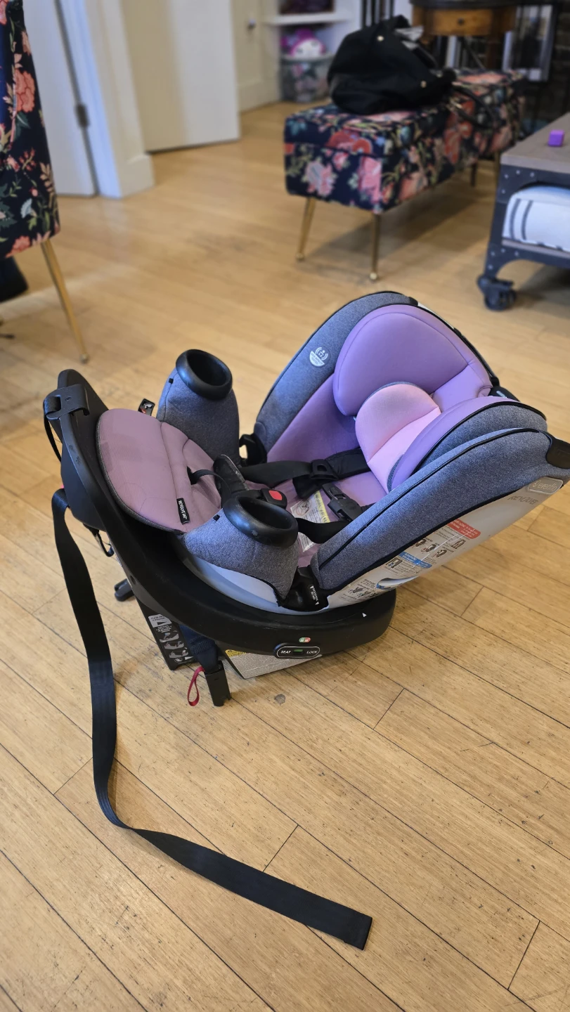 Evenflo Revolve360 Rotational kids Car Seat (Purple/Gray) - photo 5