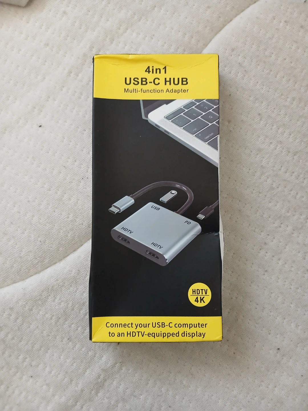 4-In-1 4K 60Hz USB-C Hub Multi-function Adapter