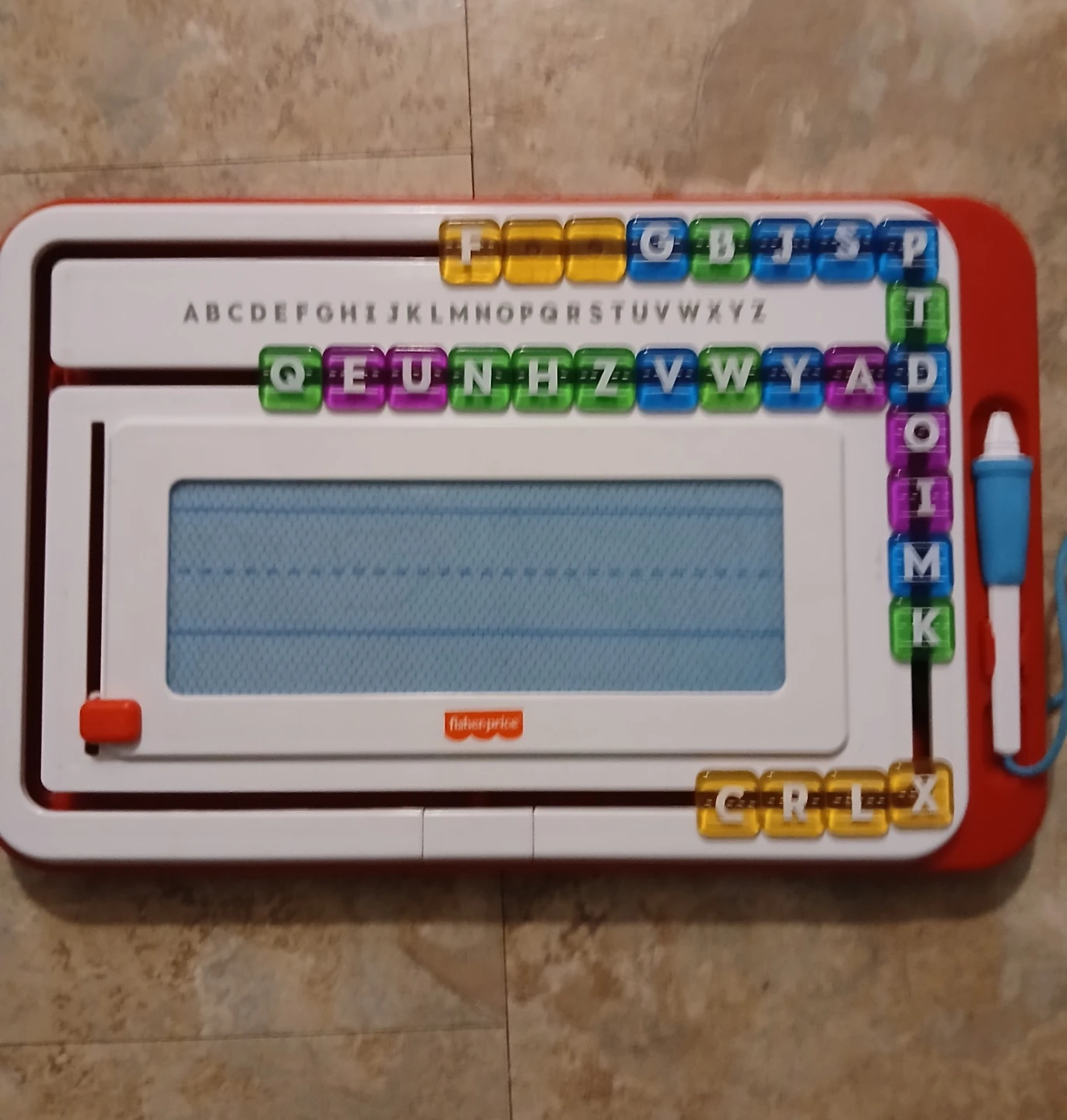 Fisher-Price Magnetic Drawing Board with Alphabet